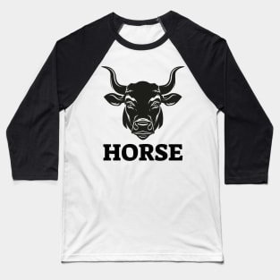 Horse Baseball T-Shirt